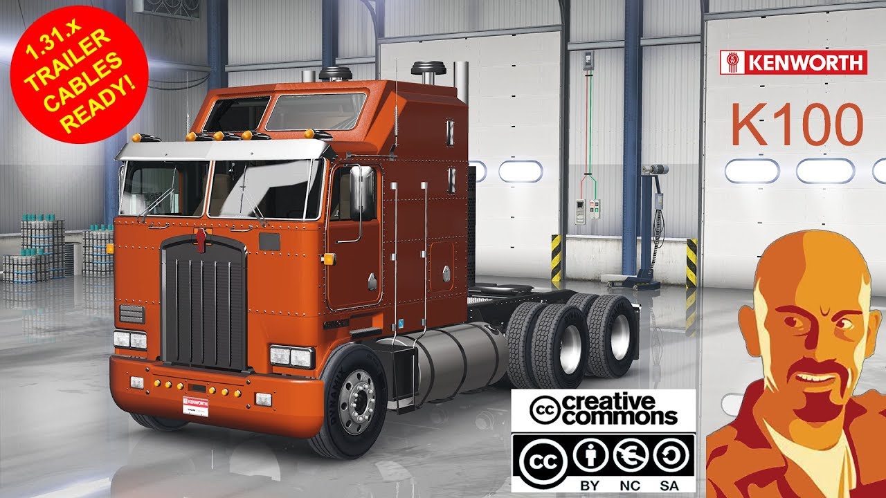 KENWORTH K100 ATS & ETS2 1.31 & PREVIOUS VERSIONS