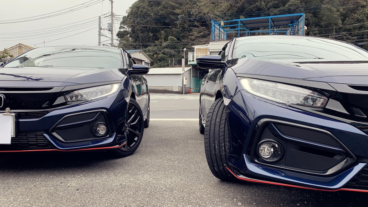 【修正】【シビック】視聴者様とFK７が遊びに来てくれました！【プチカスタム】