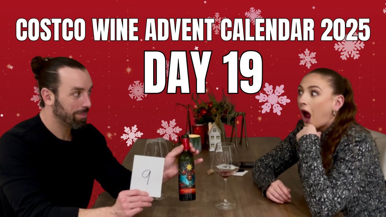 Costco Wine Advent Calendar 2025 | Day 19 | Mendoza Nights Malbec Review | Holiday Wine Tasting