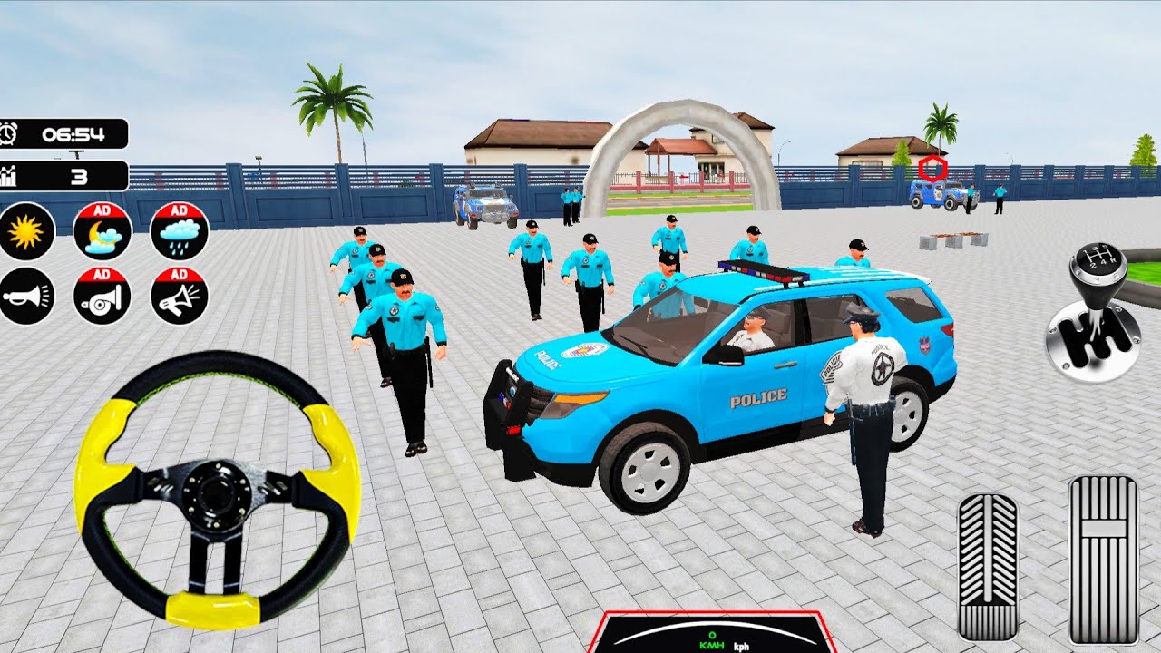 Police Car 3D Game - City Police Car Chase Game - Police Car Chase Simulator 3D, Android gameplay 