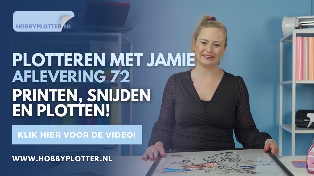 Plotteren met Jamie - Schilderij maken door te printen, snijden en plotten met de Siser Romeo!
