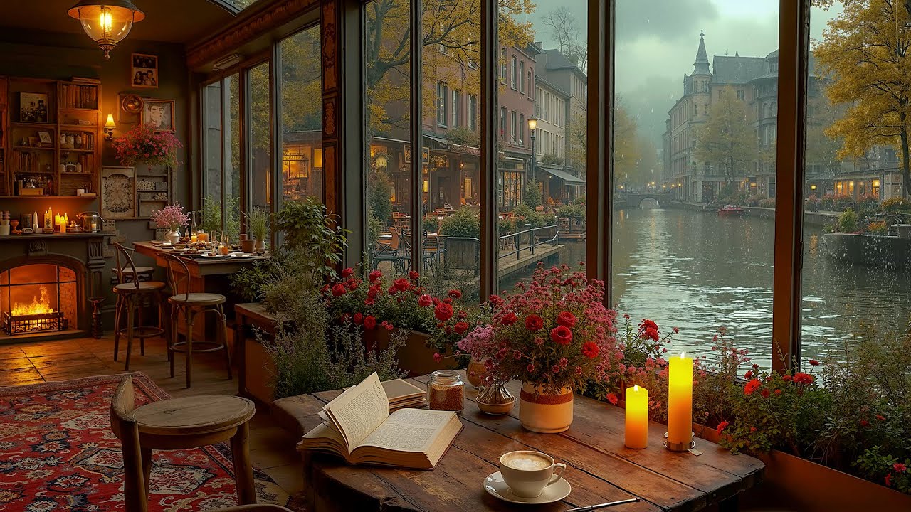 Cozy Rainy Day Jazz 🌧️ Soft Piano Instrumental to Soothe Your Soul & Stop Overthinking