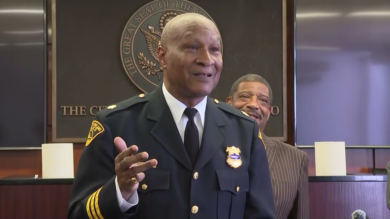 BRIEFING | East Cleveland Mayor Lateek Shabazz introduces city's new police chief, Reginald Holcomb