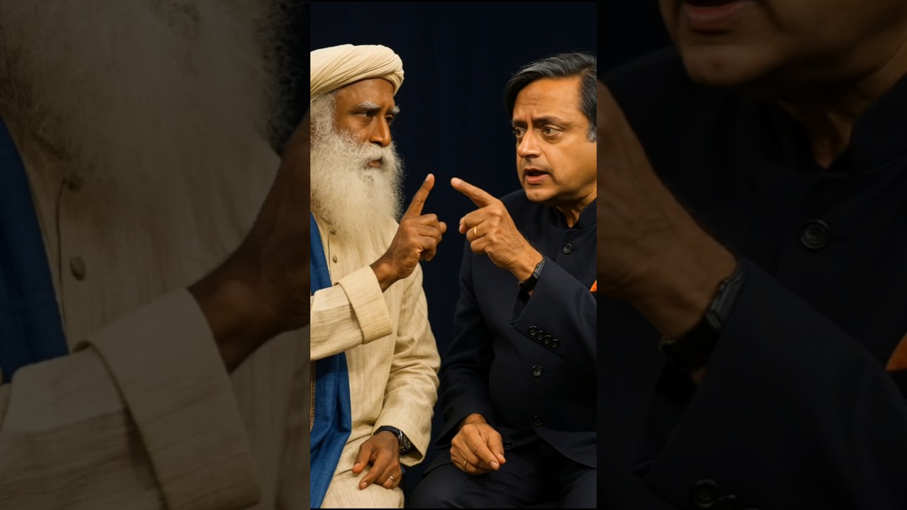 Sadguru VS Shashi Tharoor|  #india #bharat #democracy #diplomacy #tajmahal #ww2
