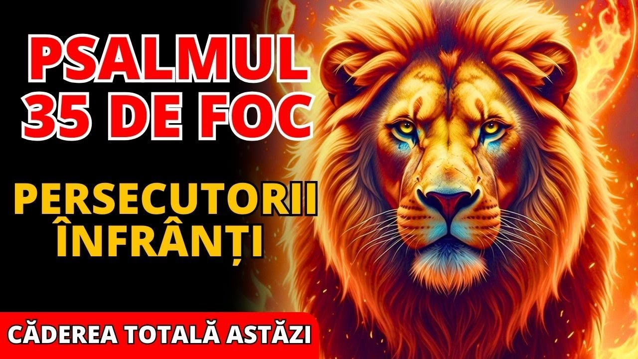 🔥 PSALMUL 35: Cine Te Persecută CADE Astăzi, Dumnezeu Aduce Rușine Asupra Vrăjmașilor Tăi