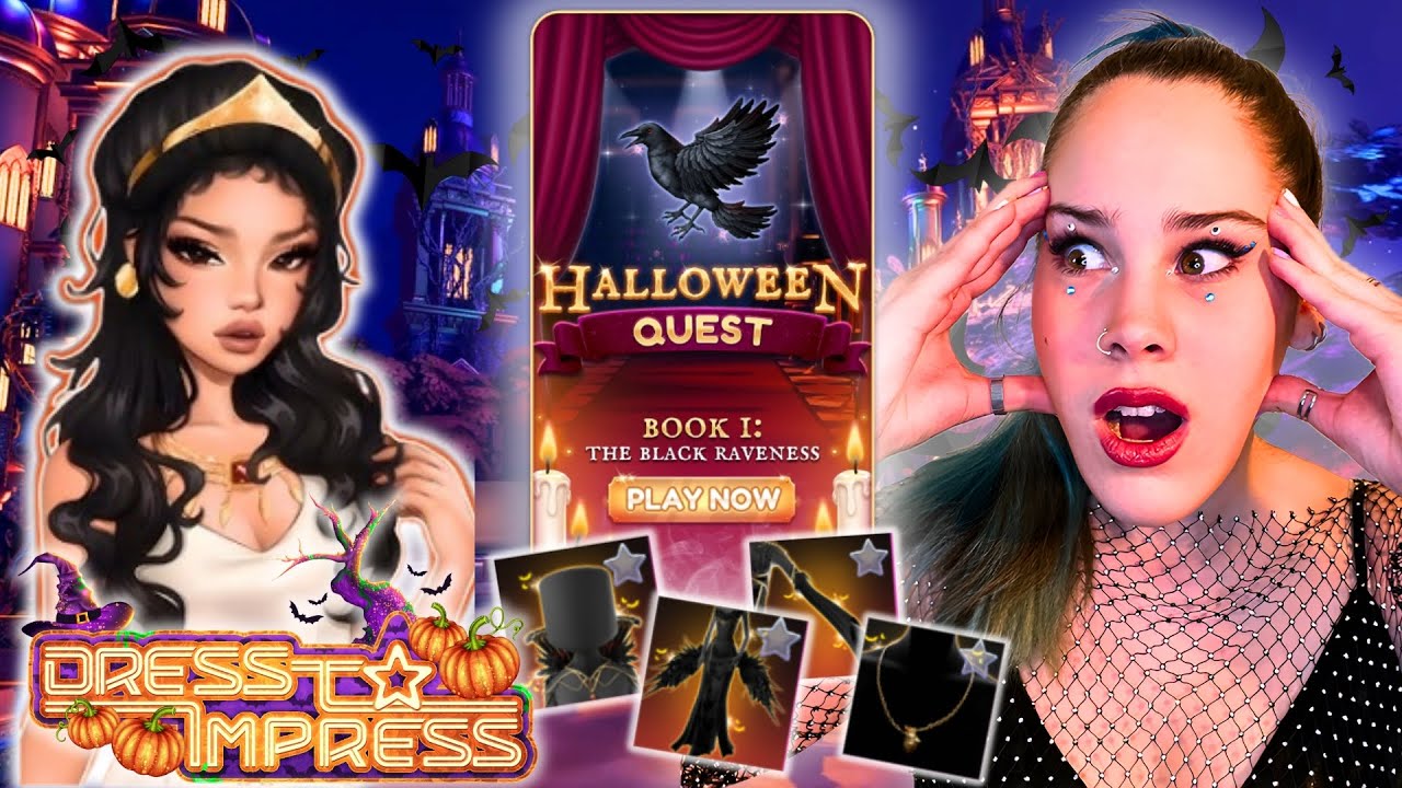 &Pi;&Alpha;&Iota;&Zeta;&Omega; &Tau;&Omicron; HALLOWEEN QUEST &Mu;&Epsilon; &Tau;&Eta;&Nu; @DEPPY_DOURROU | DRESS TO IMPRESS