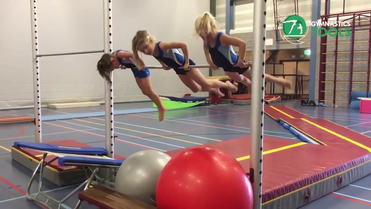 Pullover Drills and Exercises | Gymnastics | Unevenbars