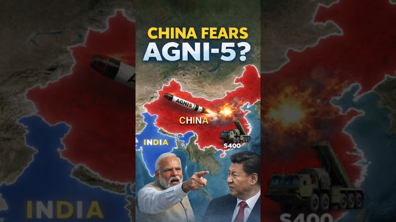 If India Fires Agni-5&hellip; Can China Survive? 😳🇮🇳🇨🇳 #shorts #india #china