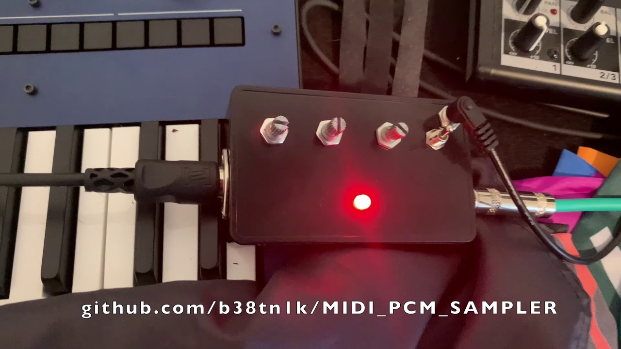 Arduino MIDI PCM Sample Player (Lo-Fi)