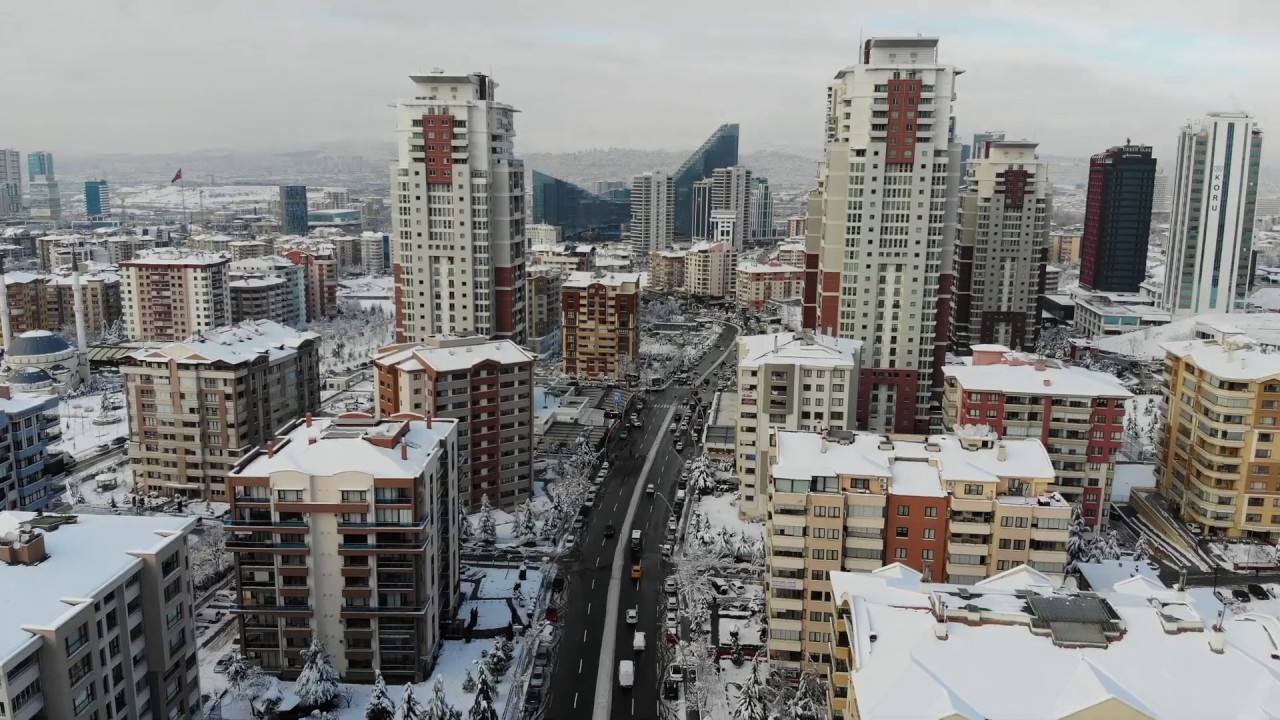 Drone - Ankara kış manzarası/ Ankara Winter view