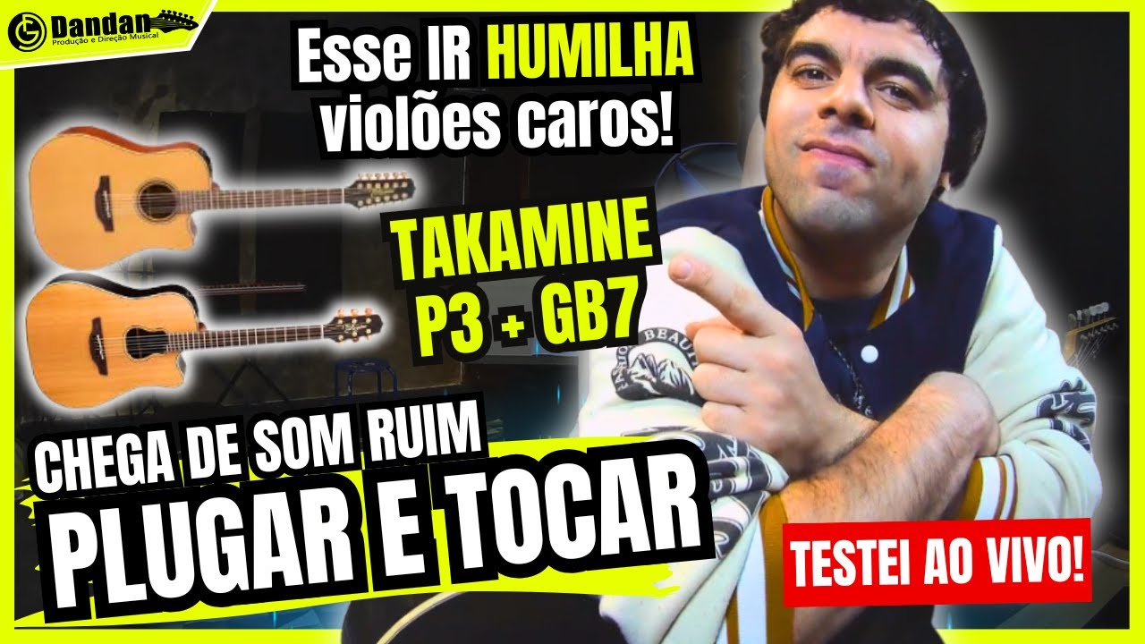Impulse Response Takamine GB7 e P3DC | Esses IRs batem qualquer viol&atilde;o | Melhor que os originais