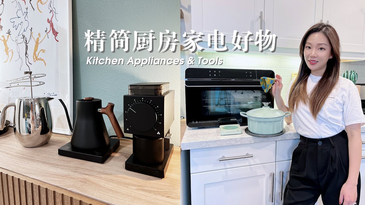 厨房家电类 节日礼物ideas｜老板蒸烤炸一体机｜北鼎加热杯垫 铸铁锅｜Fellow磨豆机 手冲壶｜Bodum 法压壶