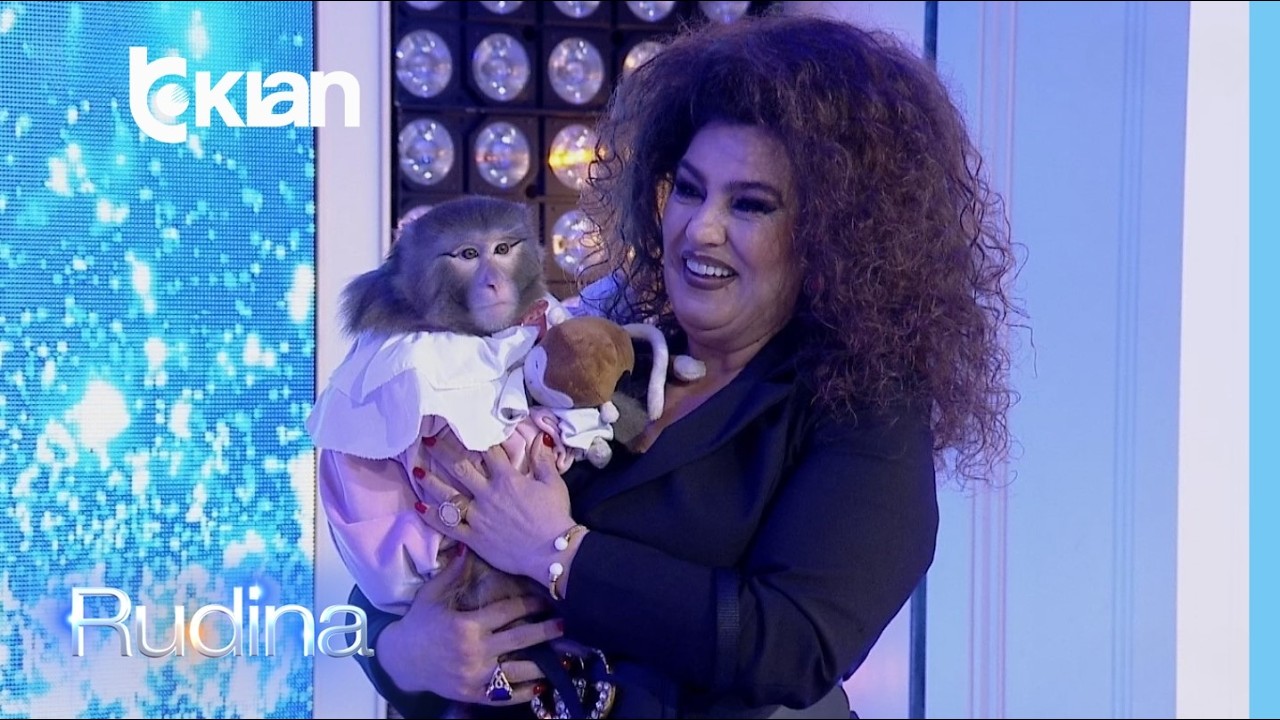 Rudina - Klodiana Toptani na prezanton majmunin Koko, kujdeset prej 4 vitesh për të