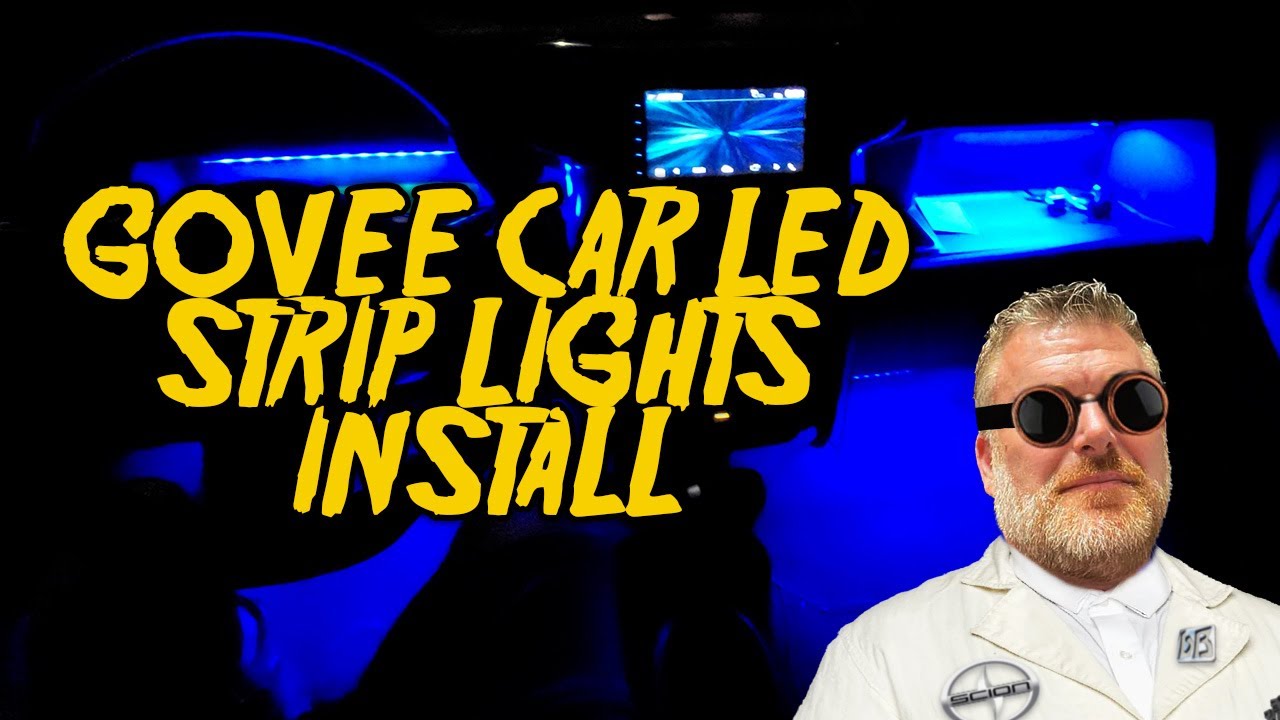 Govee Car LED Strip Lights install | Hard Wire Switch Setup