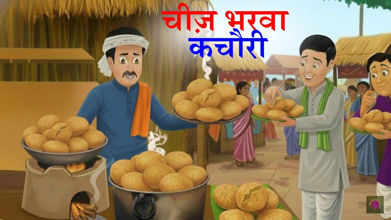 चीज़ भरवा कचौरी — जिसने गाँव में तहलका मचा दिया | hindi kahani | hindi kahaniyan | hindi story |