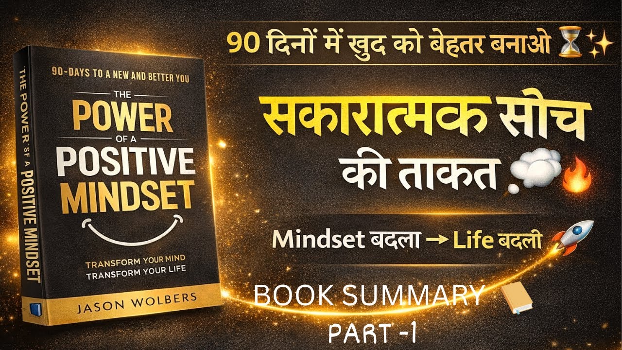 सकारात्मक सोच की ताकत 💭✨ | 90 दिनों में खुद को बेहतर बनाने का सफ़र | Part - 1