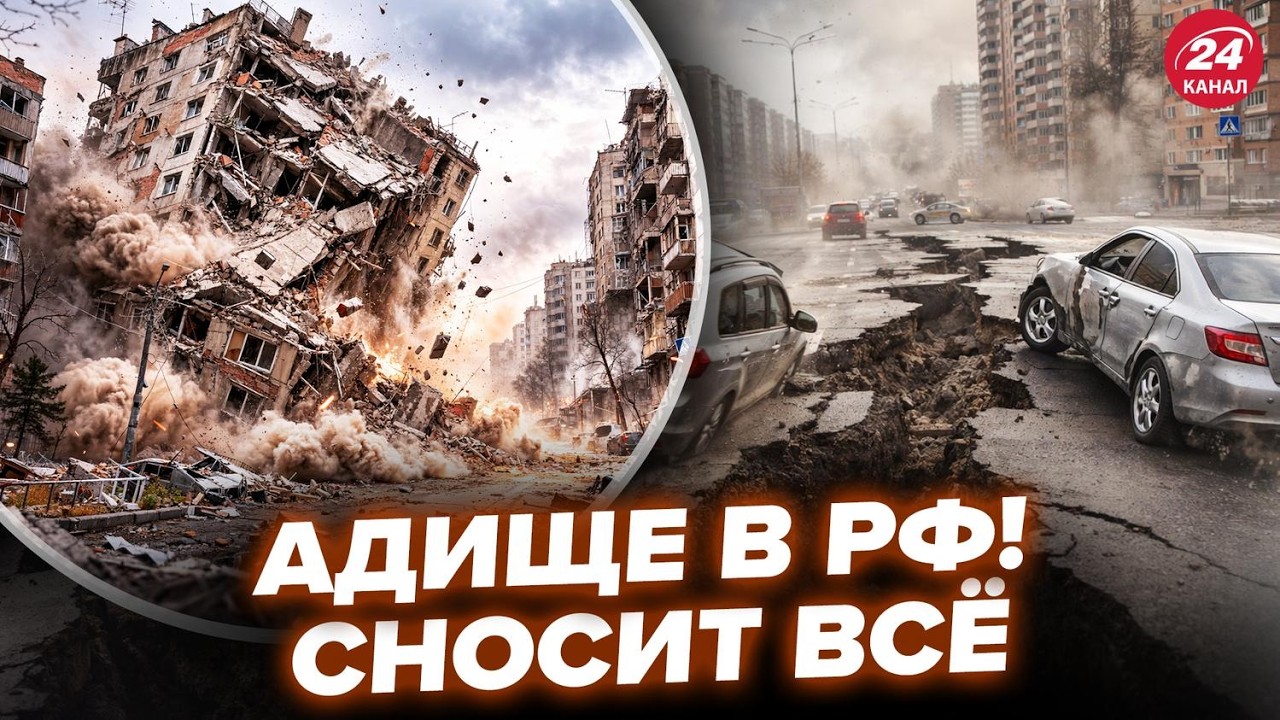 ⚡САМОЕ СТРАШНОЕ ЗЕМЛЕТРЯСЕНИЕ накрыло РФ! Трясет ВСЕ (ВИДЕО). Взрывы по всей РФ: дым к небу