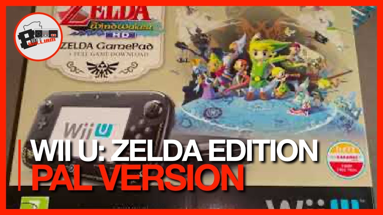 The Legend of Zelda The Wind Waker HD Console Unboxing - PAL Version