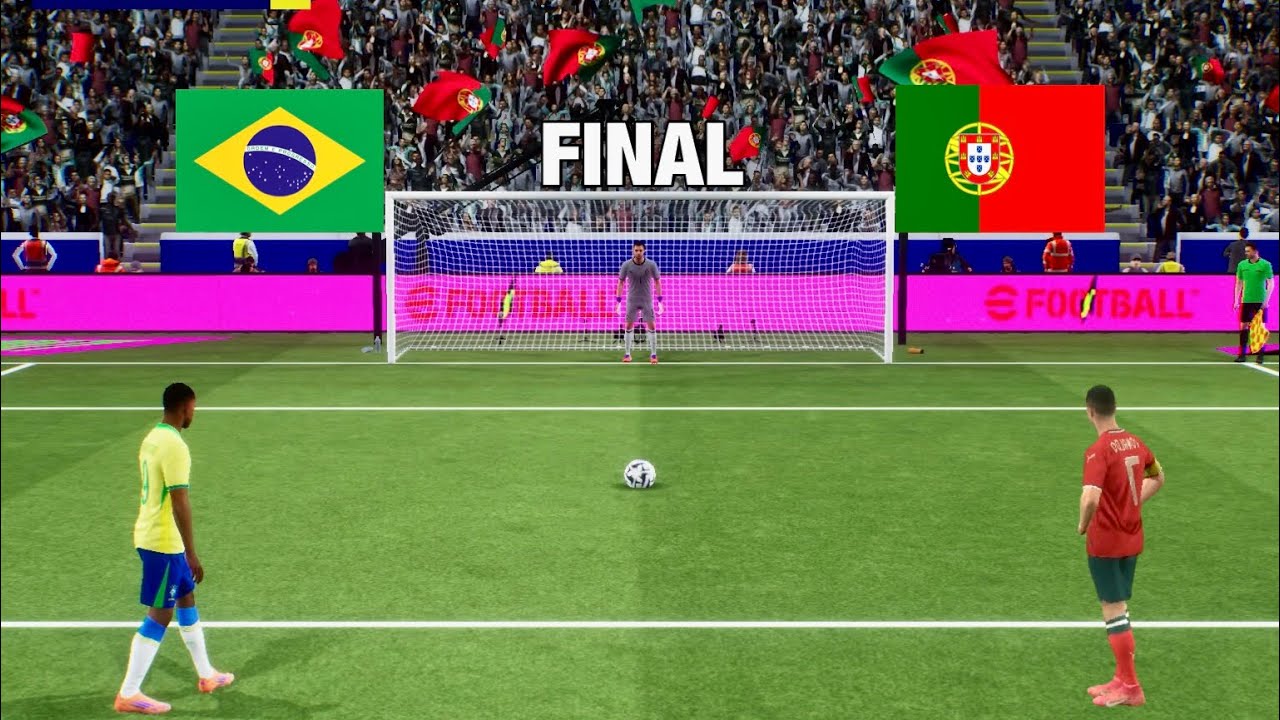 NEYMAR VS RONALDO | PORTUGAL VS BRAZIL PENALTY SHOOTOUT | eFOOTBALL