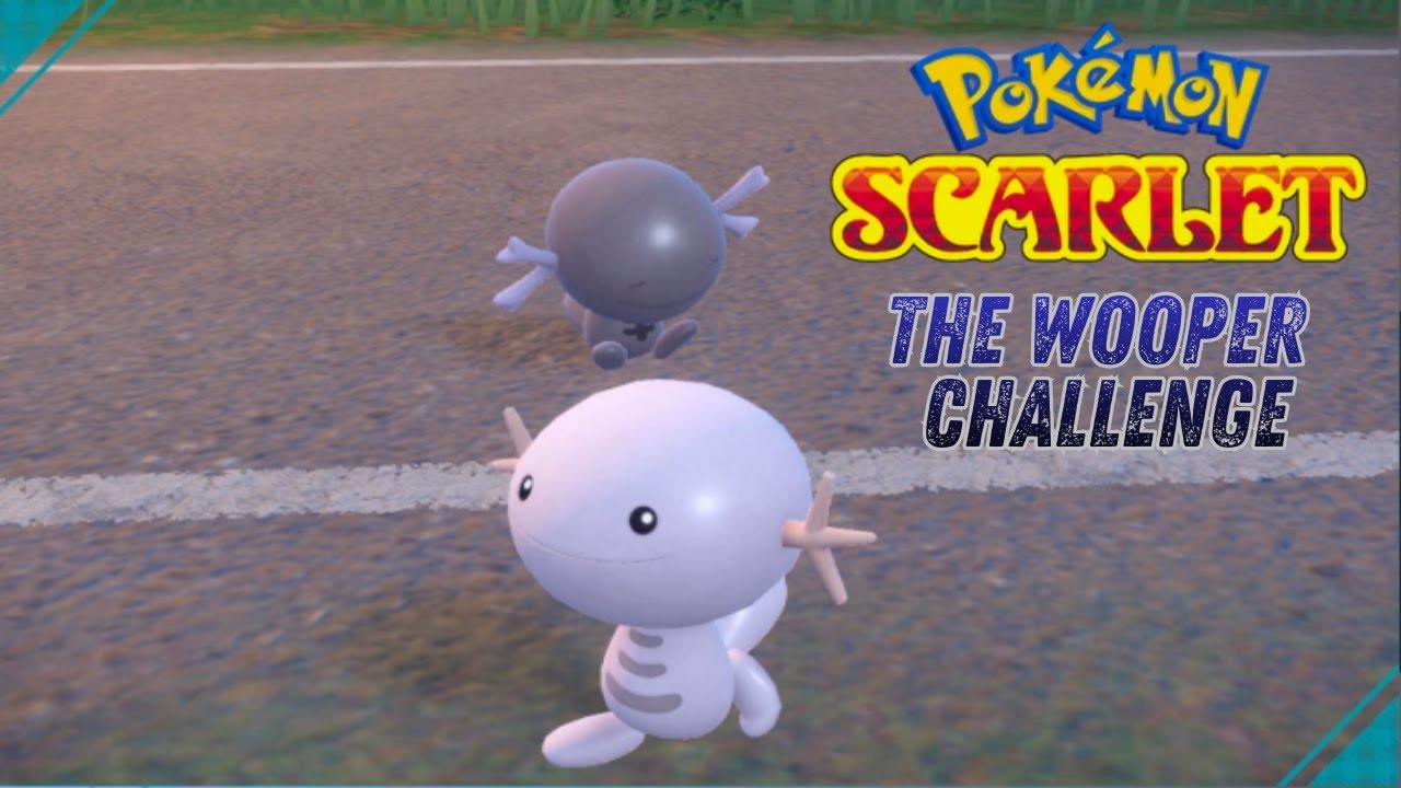 The Wooper Challenge in Pokemon Scarlet #poketuber #smallyoutuber #gaming  #pokemoncards