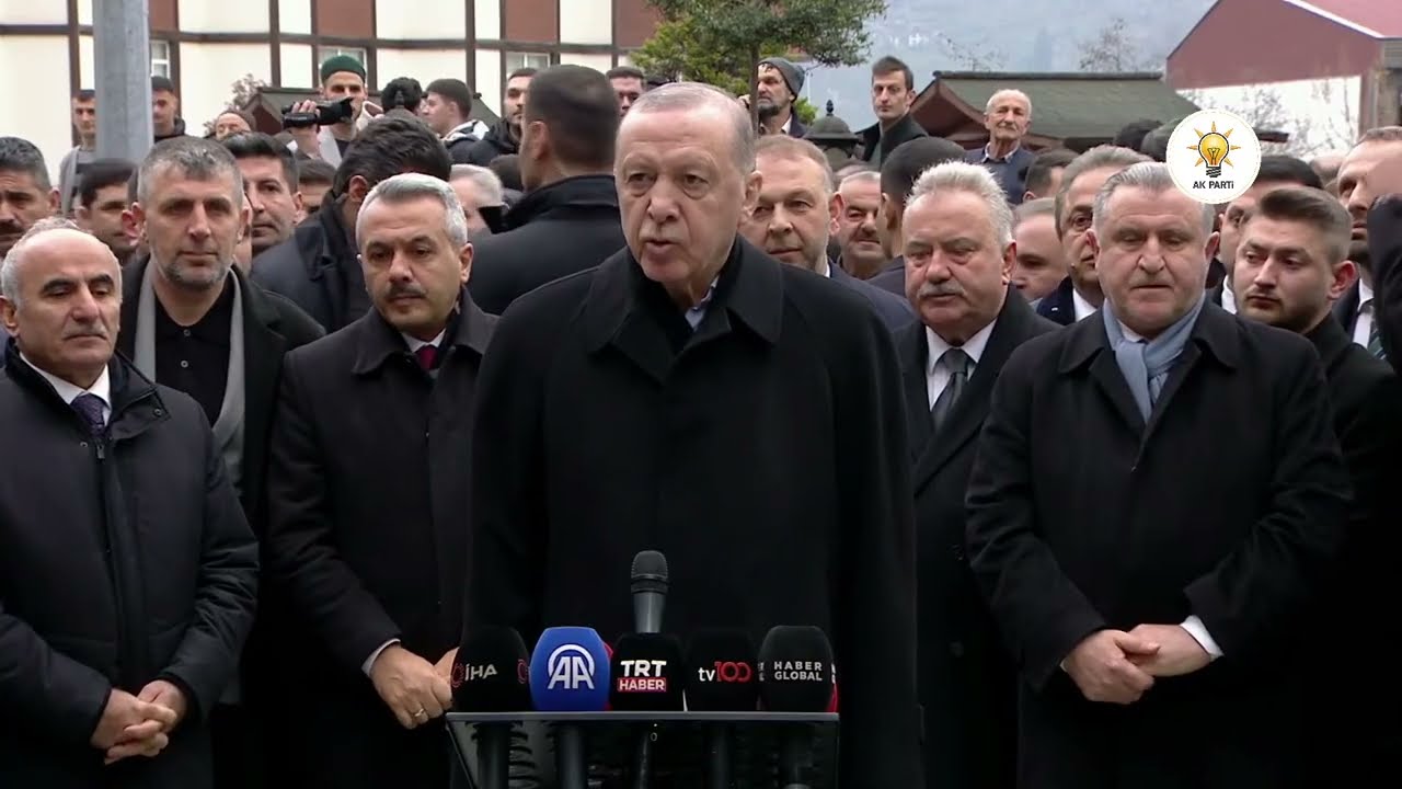 Cumhurbaşkanımız Erdoğan, açıklamalarda bulunuyor...