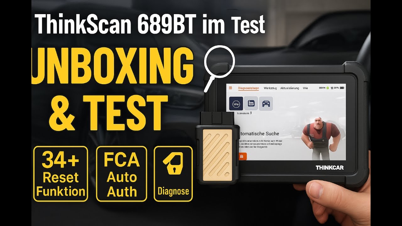 ThinkScan 689BT im Test | OBD2 Diagnosegerät: Fehler auslesen direkt am Auto | Best OBD2 Scanner