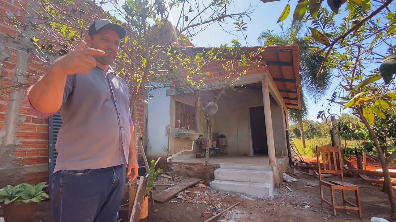 NOSSA CONSTRUÇÃO NA ROÇA ESTÁ QUASE PRONTA 🙌 OLHA QUE MARAVILHA 🙏 EDMILSON ADORNO