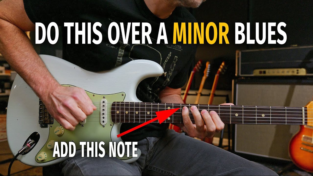 Do This When Playing Over a Minor Blues