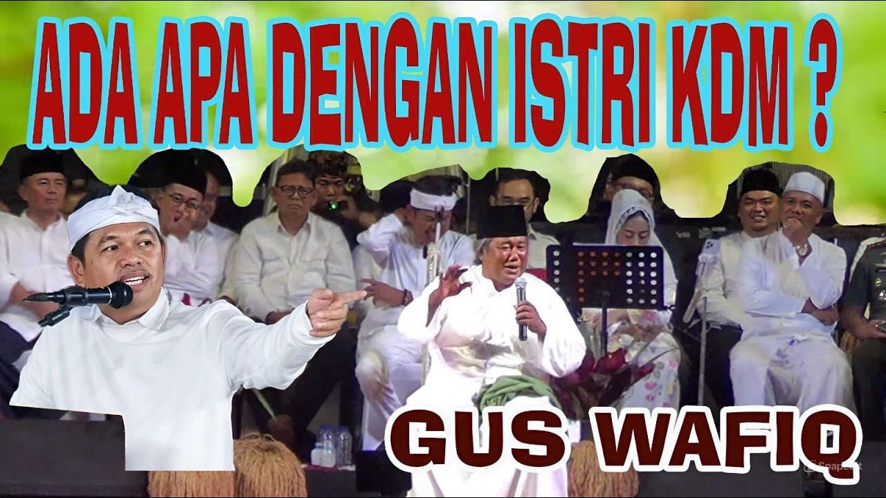 VIRAL KDM DIROASTING SAMA GUS MUWAFIQ DI DEPAN PARA PEJABAT