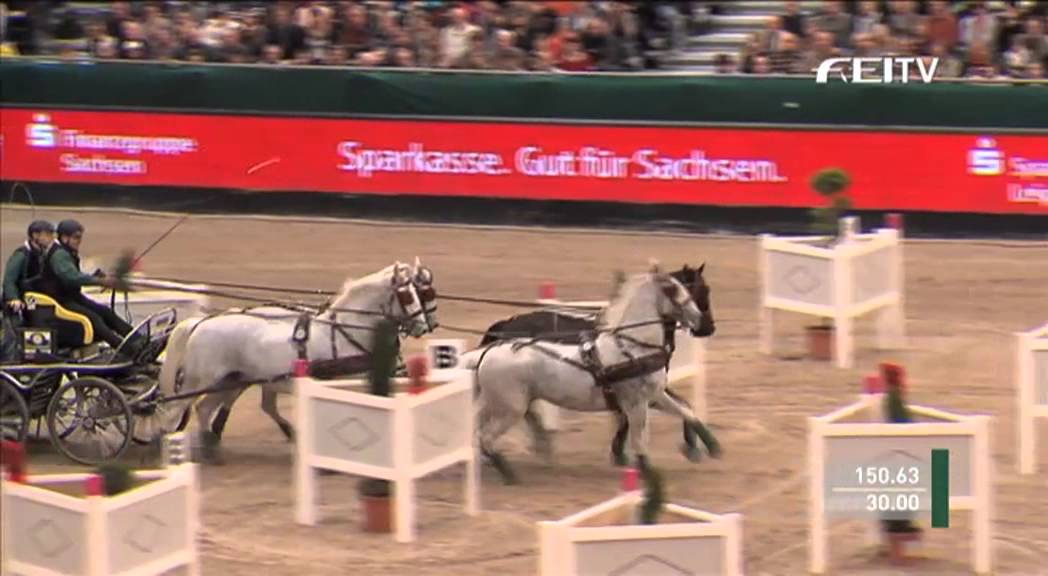 FEI World Cup Driving 2012-13 Leipzig, Jozsef Dobrovitz 2nd place