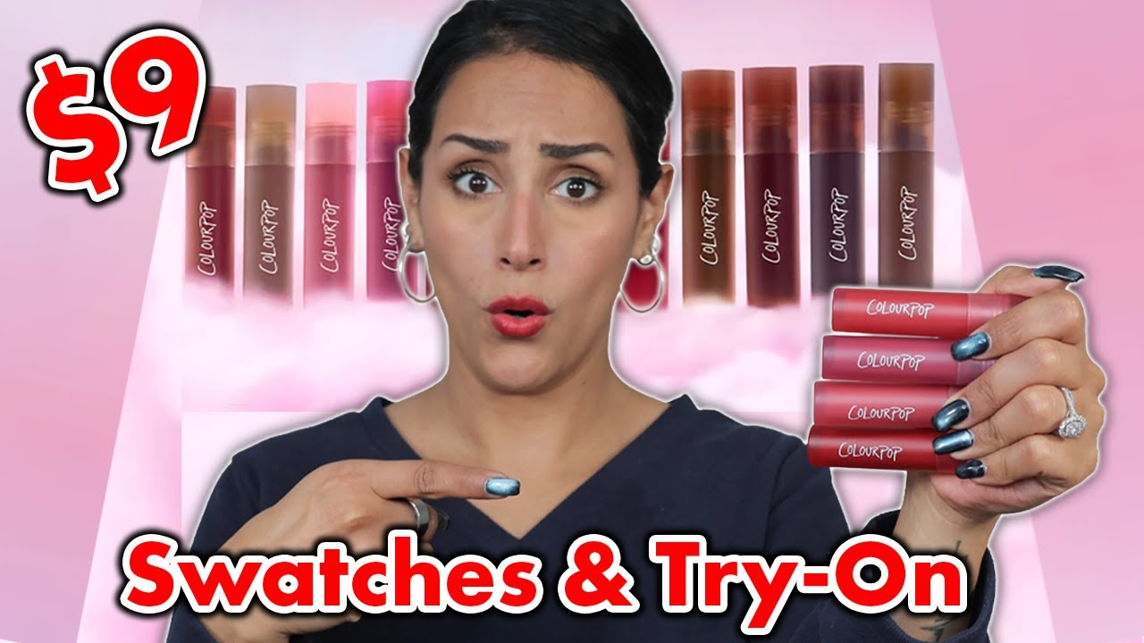 NEW COLOURPOP CLOUD WHIP LIQUID LIP! REVIEW & TRY-ON