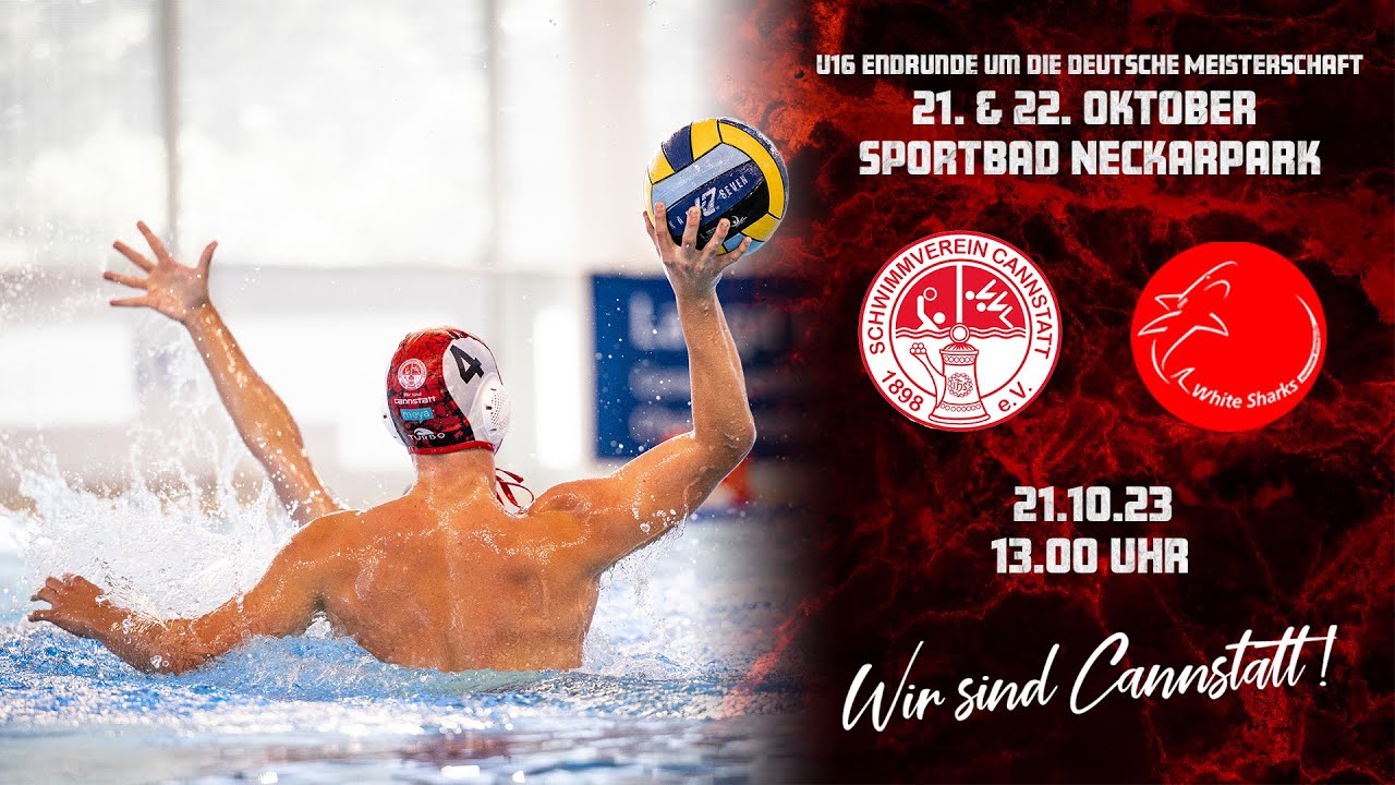 SV Cannstatt vs.  White Sharks Hannover | U16 DM Endrunde 22/23 | SVC Waterpolo