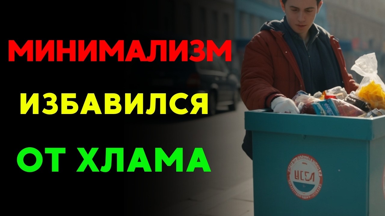 МИНИМАЛИЗМ - ИЗБАВИЛСЯ ОТ ХЛАМА #минимализм #психология #мотивация #саморазвитие #философия #успех