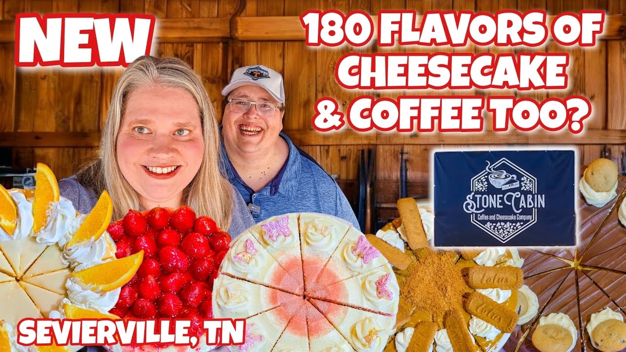 STONE CABIN COFFEE & CHEESECAKE СЕВЬЕРВИЛЬ, ТЕННЕССИ! НОВИНКА: 180 ВКУСОВ?!
