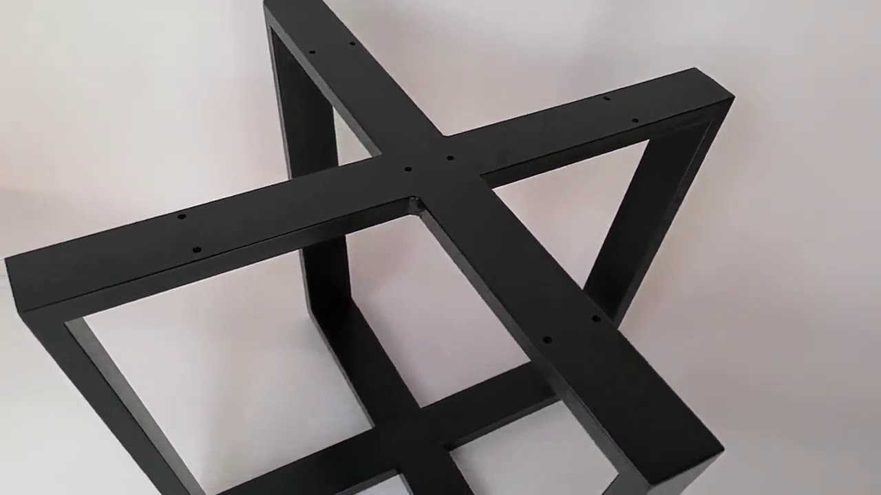 Base de Ferro Estilo Industrial Luxo