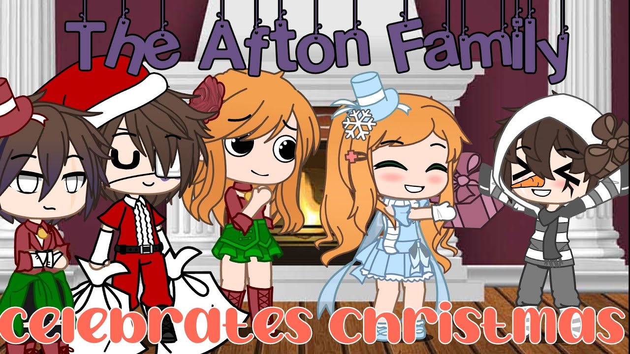 `• The Afton Family celebrates Christmas || Christmas Special || FNAF •`