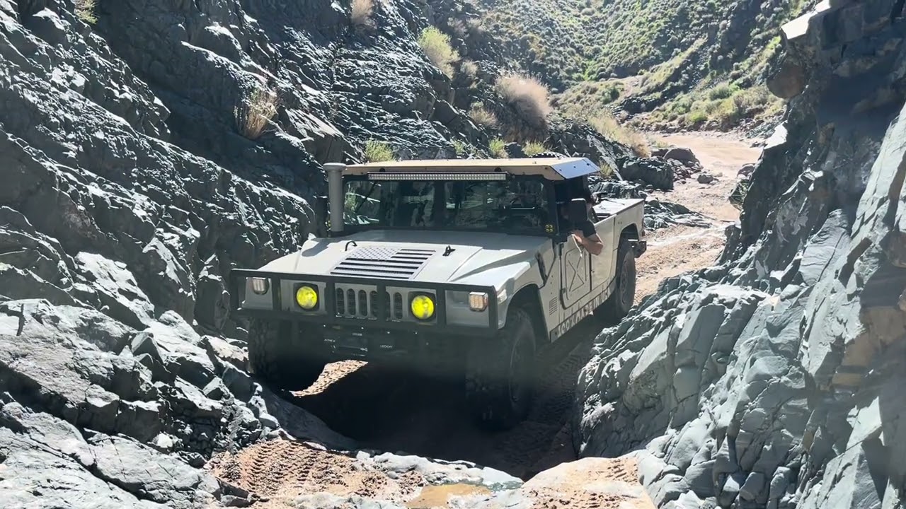 Part 1 humvee goes through the narrows 