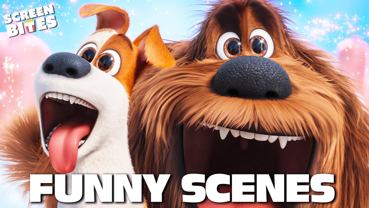 Funniest Moments in The Secret Life Of Pets (2015) & The Secret Life of Pets 2 (2016) | Screen Bites