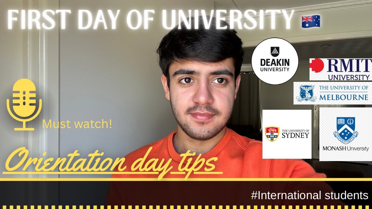 “First Day at Uni in Australia 🇦🇺 | Orientation Tips No One Tells You! 💡🎒✨”