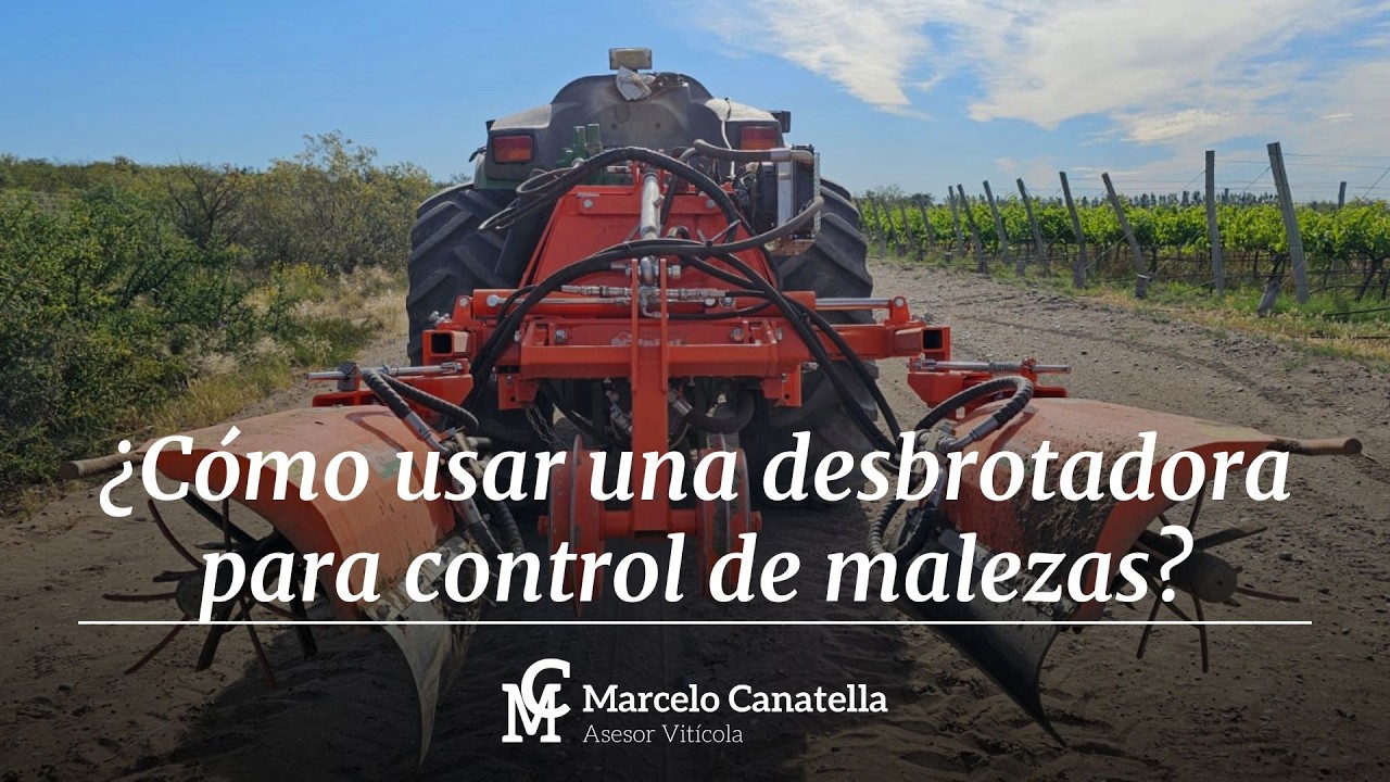 ¿Cómo usar una desbrotadora para el control mecánico de malezas?