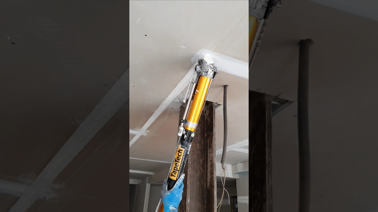 ‼️bazooka tapetech‼️#drywall #newtools #shorts #tips #drywallfinisher #finisher #pladur