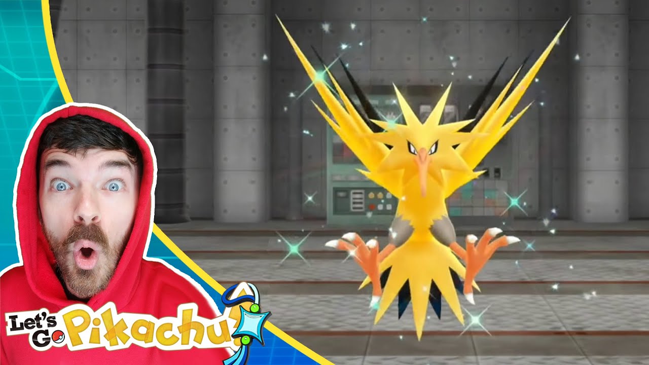 Shiny Zapdos Appears After Over 2,400 Resets | Pokemon Let's Go Pikachu Extreme Shiny Living Dex