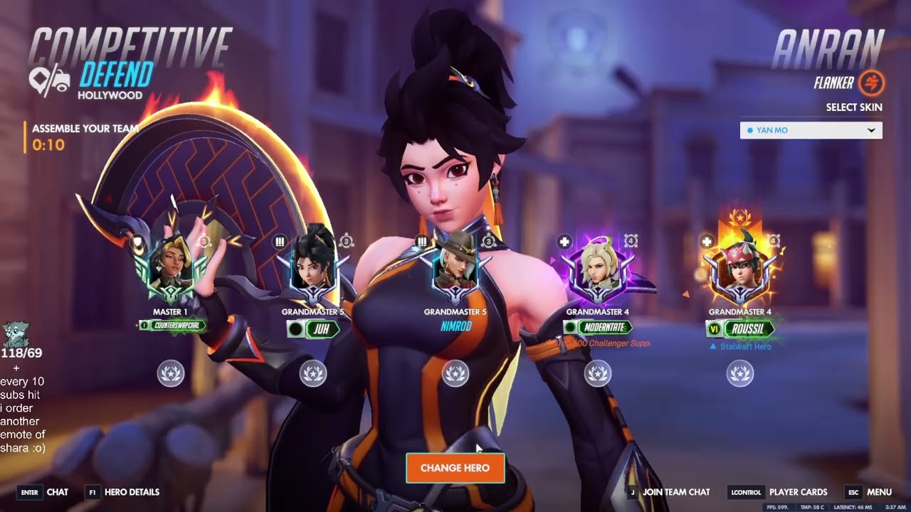 Human Aimbot IDDQD Nasty Anran Gameplay - Overwatch Season 1