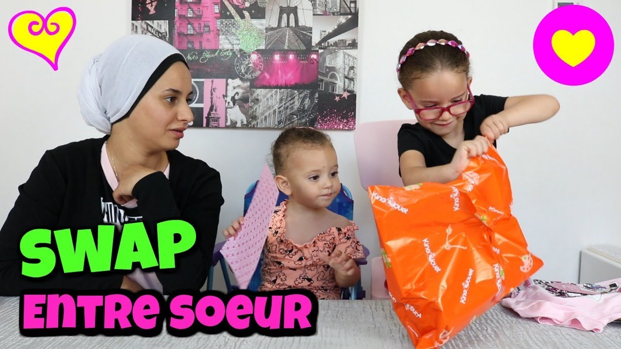 SWAP ENTRE SOEUR avec la chaîne massi & kami family