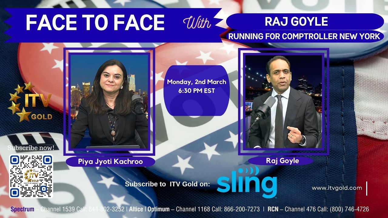 Face to Face with Raj Goyle (Running for Comptroller in New York)