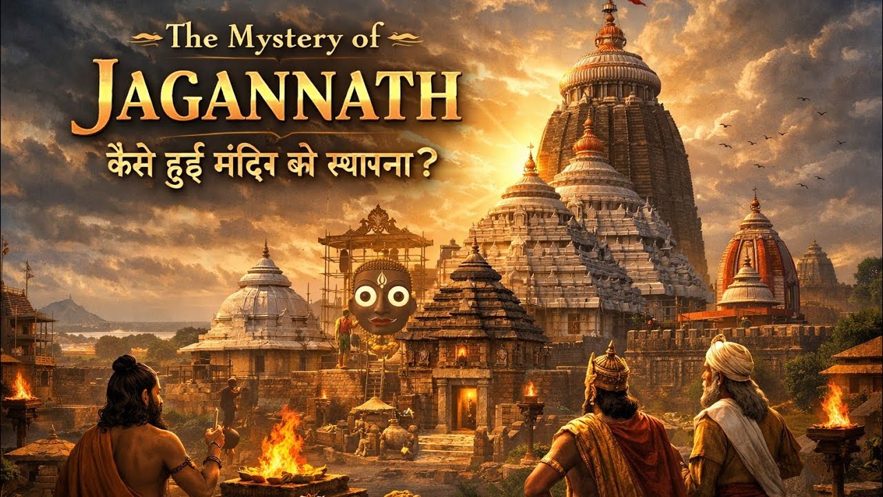 कैसे हुई पुरी के जगन्नाथ मंदिर की स्थापना? जानिए अनसुनी कथा🙏💯🤔