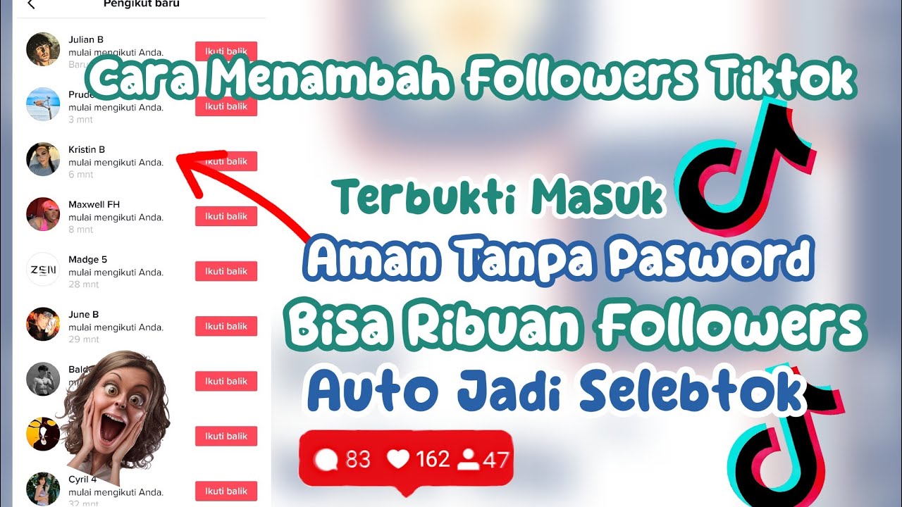Cara Menambah Followers Tiktok Aman Dijamin masuk - Cara Jadi Selebtok