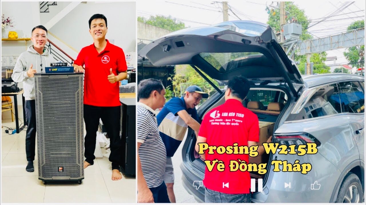 Đập Hộp Loa Prosing w215b Cho Anh Nam Gửi Về Đồng Th&aacute;p ✅Loa K&eacute;o SI&Ecirc;U RẺ