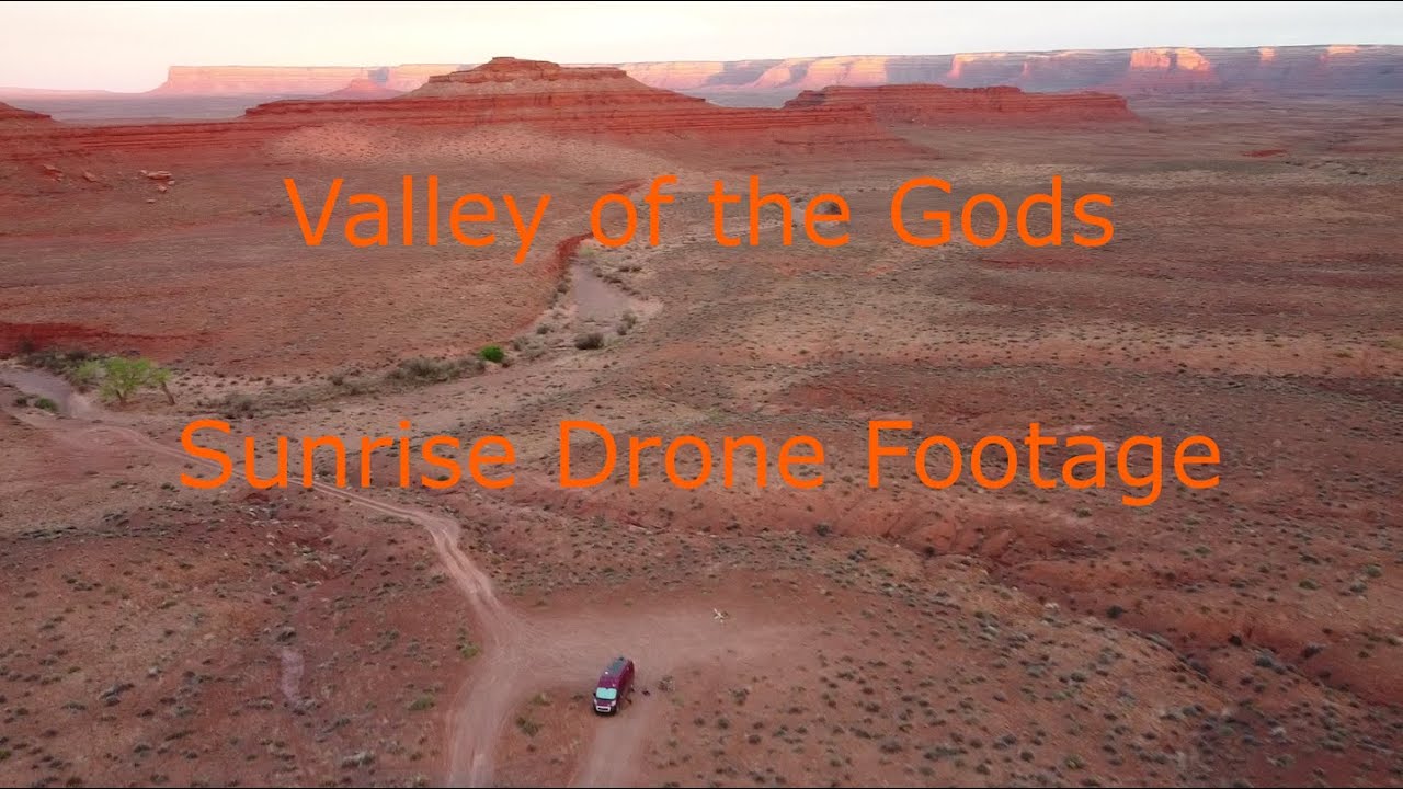 Valley of the Gods Drone Footage in our Winnebago Solis