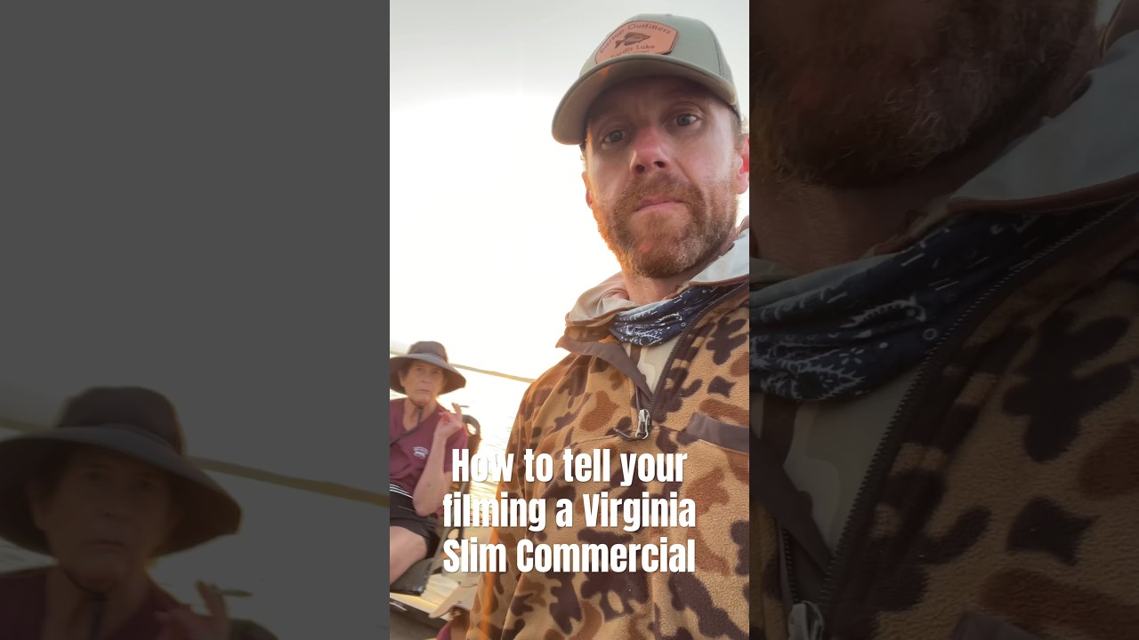 We filmed a #virginiaslim commercial!!